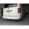 VW Caddy 2,0TDi (2wd) Milltek Sport från Partikelfilter 2x 100x80 Ovala chrome utblås - Non-Resonated (mindre-dämpad)