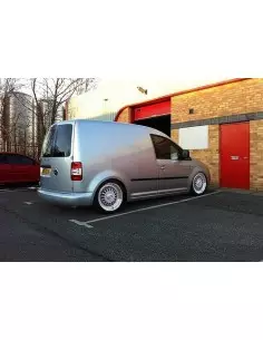 VW Caddy 2,0TDi Milltek Sport från Partikelfilter med utblås under bilen dolt - Resonated (dämpad)