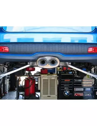 Mini Cooper S R56 Milltek Sport Cat-Back 2x Ovala JET utblås (passar ej JCW stötfångare) - Non-Resonated (mindre-dämpad)