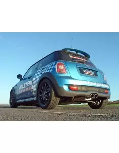 Mini Cooper S R56 Milltek Sport Cat-Back 2x Ovala JET utblås (passar ej JCW stötfångare) - Resonated (dämpad)