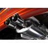Mini Cooper S / JCW R56 Milltek Sport Cat-Back 2x 80 chrome GT utblås - Resonated (dämpad)