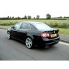 VW Jetta 2,0T GT Milltek Sport Cat-Back 2x 76,2 chrome JET utblås - Non-Resonated (mindre-dämpad)