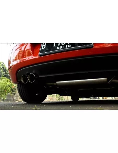 VW Golf 1,4TSi GT mk6 Milltek Sport Cat-Back 2x 80 GT utblås - Resonated (dämpad)