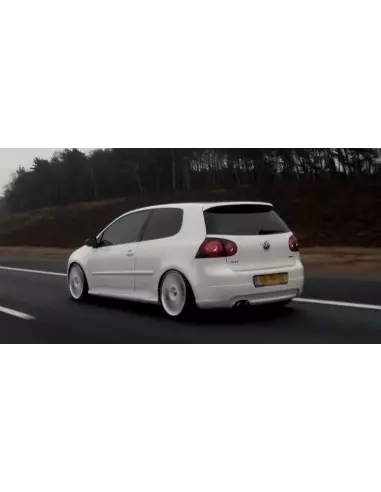 VW Golf GTi Edition 30 Milltek Sport 3" Cat-Back 2x 80 chrome GT utblås - Non-Resonated (mindre-dämpad)