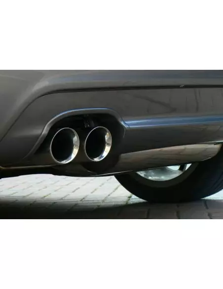 VW Golf GTi Edition 30 Milltek Sport 3" Cat-Back 2x 80 chrome GT utblås - Non-Resonated (mindre-dämpad)