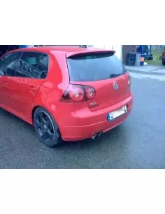 VW Golf GTi Edition 30 Milltek Sport 3" Cat-Back 2x 80 chrome GT utblås - Non-Resonated (mindre-dämpad) 2
