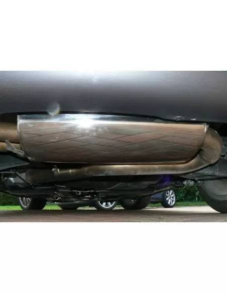 VW Golf GTi Edition 30 Milltek Sport 3" Cat-Back 2x 80 chrome GT utblås - Resonated (dämpad)