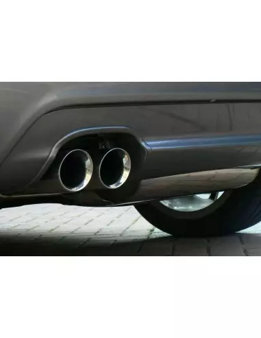 VW Golf GTi Edition 30 Milltek Sport 3" Cat-Back 2x 80 chrome GT utblås - Resonated (dämpad)