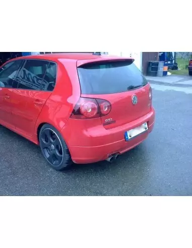 VW Golf GTi Edition 30 Milltek Sport 3" Cat-Back 2x 80 chrome GT utblås - Resonated (dämpad)