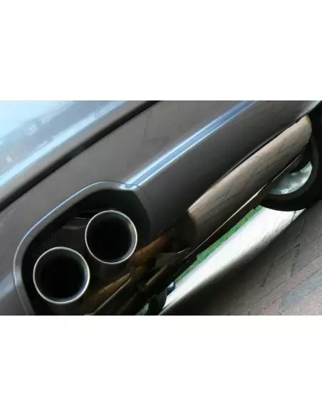 VW Golf GTi Edition 30 Milltek Sport 2,75" Cat-Back 2x 80 chrome GT utblås - Non-Resonated (mindre-dämpad)
