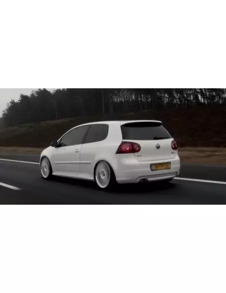 VW Golf GTi Edition 30 Milltek Sport 2,75" Cat-Back 2x 80 chrome GT utblås - Non-Resonated (mindre-dämpad)