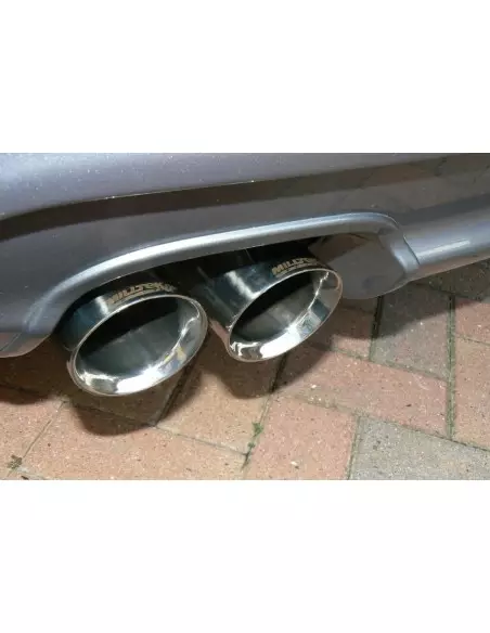 VW Golf GTi Edition 30 Milltek Sport 2,75" Cat-Back 2x 80 chrome GT utblås - Resonated (dämpad)