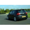 VW Golf 2,0TFSi GTi mk5 Milltek Sport 3" Cat-Back 2x 80 chrome GT utblås - Non-Resonated (mindre-dämpad)