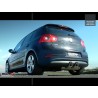 VW Golf 2,0TFSi GTi mk5 Milltek Sport 2,75" Cat-Back R32-style 2x 100 chrome GT utblås (kräver Golf R32 mk5 diffuser) - Resonated (dämpad)