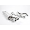 Seat Leon 1,8T 180hk Sport / Cupra Milltek Sport Cat-Back 2x 80 chrome GT utblås - Non-Resonated (mindre-dämpad)