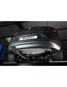 Seat Leon 2,0TDi 150hk 3 & 5 dörrars Milltek Sport Cat-Back 2x 80 chrome GT utblås - Non-Resonated (mindre-dämpad) 2