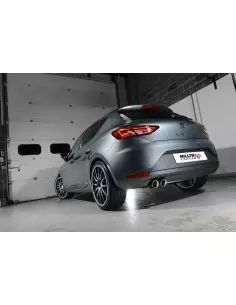 Seat Leon 2,0TDi 150hk 3 & 5 dörrars Milltek Sport Cat-Back 2x 80 chrome GT utblås - Resonated (dämpad)