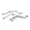 Seat Leon 2,0TDi 184hk 3 & 5 dörrars Milltek Sport Cat-Back 2x 80 chrome GT utblås - Non-Resonated (mindre-dämpad)