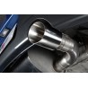 BMW M235i (ej X-drive) Milltek Sport Cat-Back 2x 90 chrome GT utblås - Non-Resonated (mindre-dämpad) med avgasventiler