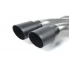 BMW 428i automat Milltek Sport Cat-Back 2x 76,2 svarta GT utblås med aktiva avgasventiler - Non-Resonated (mindre-dämpad)