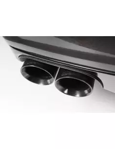 Audi S4 3,0TFSi B8 Milltek Sport Cat-Back 4x 80 svarta GT utblås - Non-Resonated (mindre-dämpad)