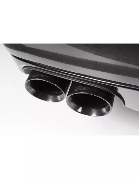 Audi S4 3,0TFSi B8 Milltek Sport Cat-Back 4x 80 svarta GT utblås - Non-Resonated (mindre-dämpad)