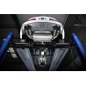 Audi S3 2,0TFSi Sedan 8V Milltek Sport 3" Cat-Back 4x 100 svarta GT utblås (med original avgasstyrning) - Non-Resonated (mindre-dämpad)