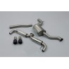 VW Beetle 2,0TFSi Milltek Sport Cat-Back 2x 100 svarta GT utblås - Resonated (dämpad)