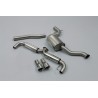 VW Beetle 2,0TFSi Milltek Sport Cat-Back 2x 100 chrome GT utblås - Resonated (dämpad)