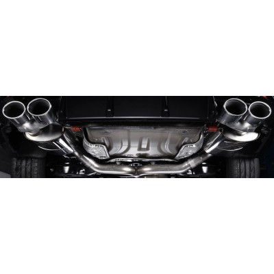 VW Golf R SportsCombi mk7 Milltek Sport 3" Cat-Back  avgassystem (använder original utblås i stötfångaren) - Non-Resonated (mind