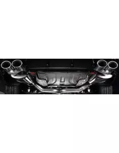 VW Golf R SportsCombi mk7 Milltek Sport 3" Cat-Back avgassystem (använder original utblås i stötfångaren) - Non-Resonated (mind 2