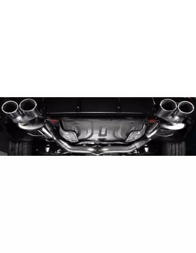 VW Golf R SportsCombi mk7 Milltek Sport 3" Cat-Back avgassystem (använder original utblås i stötfångaren) - Non-Resonated (mind