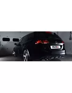 VW Golf R SportsCombi mk7 Milltek Sport 3" Cat-Back avgassystem (använder original utblås i stötfångaren) - Non-Resonated (mind