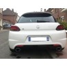VW Scirocco 2,0TFSi R Milltek Sport 3" Cat-Back 2x ovala chrome utblås - Non-Resonated (mindre-dämpad)