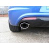 VW Scirocco 2,0TFSi R (Facelift) Milltek Sport 3" Cat-Back 2x ovala chrome utblås - Resonated (dämpad)