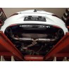 VW Scirocco 2,0TFSi R (Facelift) Milltek Sport 3" Cat-Back 2x 100 svarta GT utblås - Resonated (dämpad)