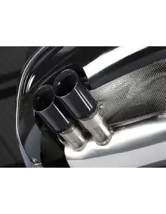 Audi A1 1,4TSi 122HK / 140HK Milltek Sport Cat-Back 2x GT80 Svarta utblås - Non-Resonated (mindre-dämpad)