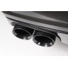Audi A3 2,0TDi 150hk Milltek Sport Cat-Back 2x 80 svarta GT utblås - Non-Resonated (mindre-dämpad)