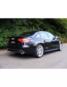 Audi A4 2,0TFSi S-line Automat B8 Milltek Sport Cat-Back 2x 100 chrome GT utblås - Resonated (dämpad)