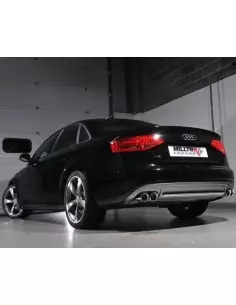 Audi A4 2,0TFSi S-line B8 Milltek Sport Cat-Back 4x 80 chrome GT utblås (kräver S4 diffuser) - Resonated (dämpad) 2