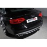 Audi A4 2,0TFSi S-line B8 Milltek Sport Cat-Back 4x 80 chrome GT utblås (kräver S4 diffuser) - Resonated (dämpad)