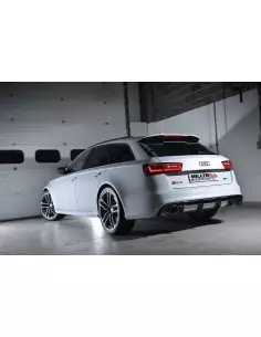 Audi RS6 4,0TFSi C7 Milltek Sport Turbo-Back avgassystem med 100cells racekatalysator använder original avgasventiler - Non-Reso