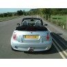Mini Cooper S Cab R52 Milltek Sport Cat-Back 2x 76,2 chrome Special utblås - Non-Resonated (mindre-dämpad)