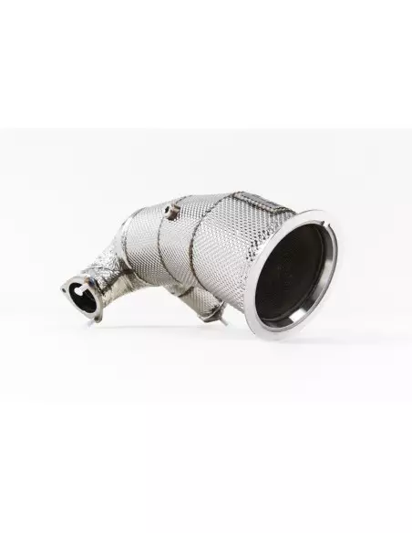 Audi S5 3,0TFSi Sportback B9 Milltek Sport Downpipe med 200cells HJS Racekatalysator (passar original Cat-Back)