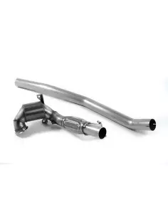 VW Golf GTi mk7.5 Milltek Sport 3" gjuten Downpipe med HJS 200 cells racekatalysator (EC Godkänt) (upp till 450hk)