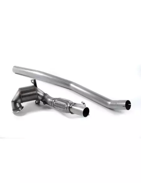 VW Golf GTi mk7.5 Milltek Sport 3" gjuten Downpipe med HJS 200 cells racekatalysator (EC Godkänt) (upp till 450hk)