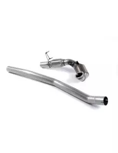 VW Golf GTi mk7.5 Milltek Sport 3" gjuten Downpipe med HJS 200 cells racekatalysator (EC Godkänt) (upp till 450hk) 2