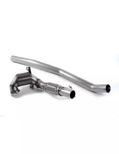 Audi S3 2,0T 8V Milltek Sport 3" gjuten Downpipe med HJS 200 cells racekatalysator (EC Godkänt) (upp till 450hk)