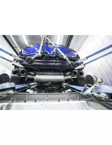 Volkswagen Golf R 3/5 dörrars mk7.5 Akrapovic Slip-On i titan med Titan utblås