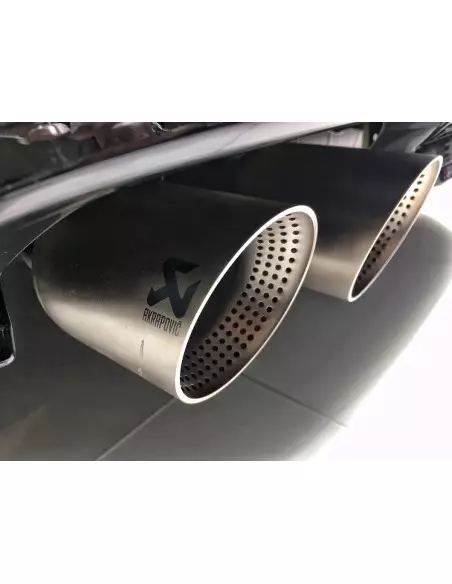 Volkswagen Golf R 3/5 dörrars mk7.5 Akrapovic Slip-On i titan med Titan utblås
